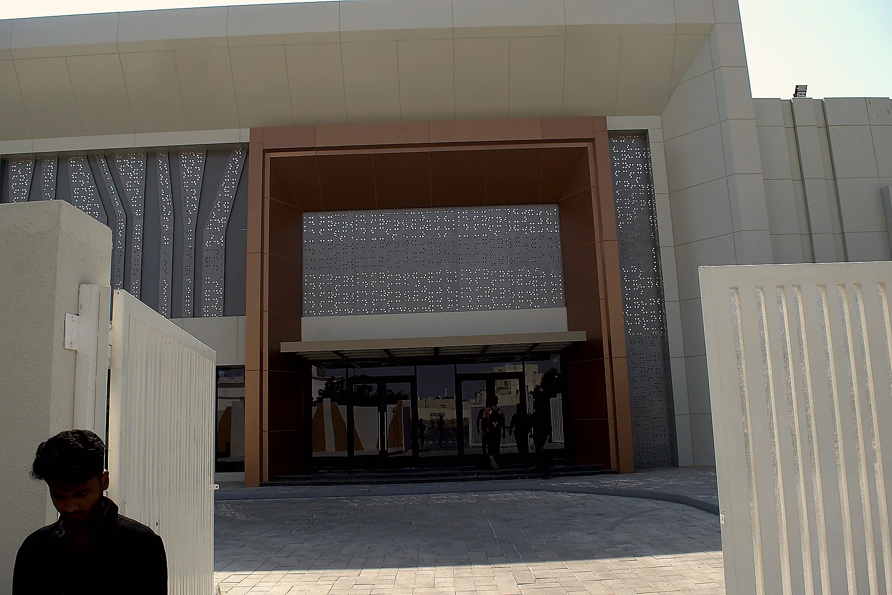 Main entrance — feature portal