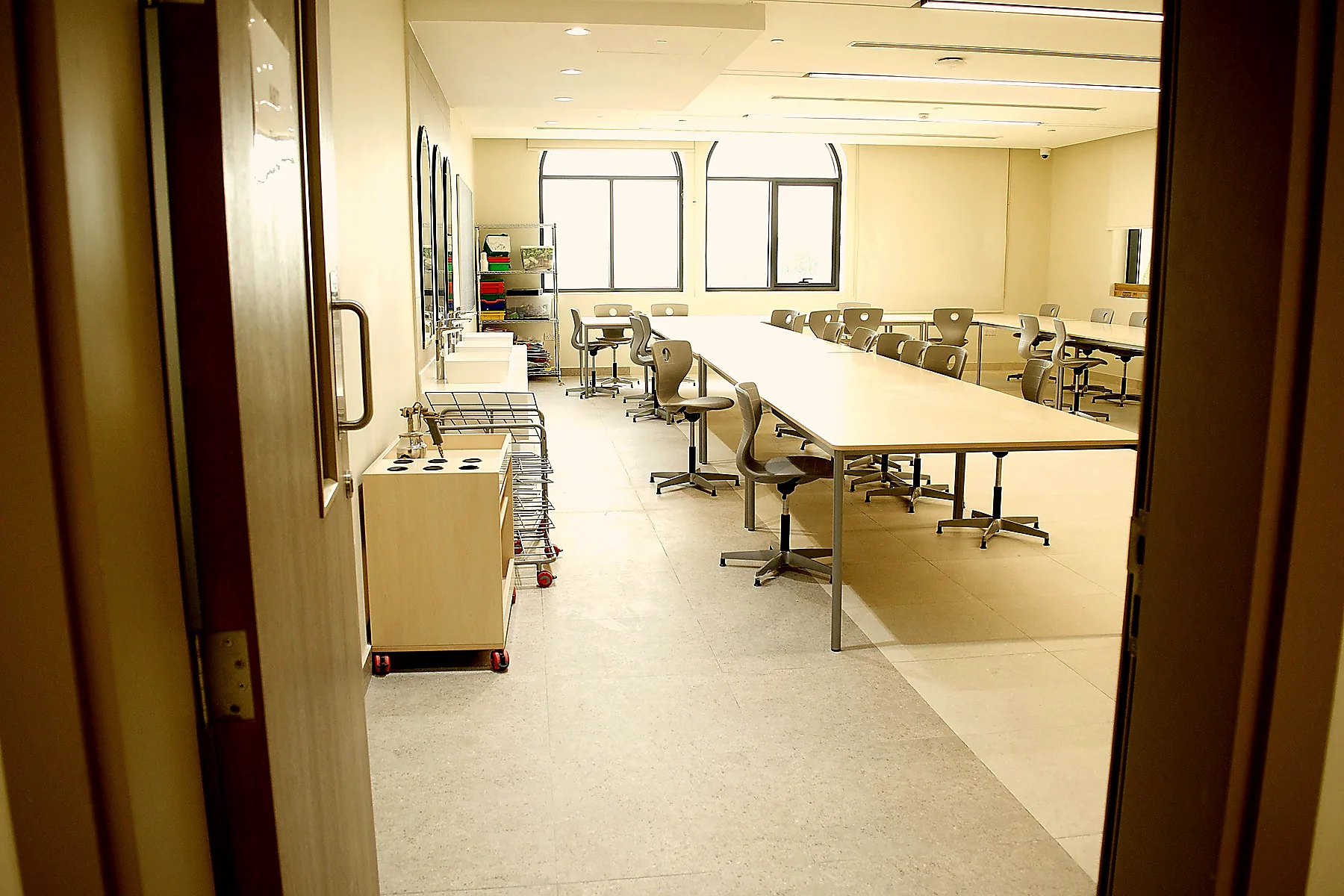 Science laboratory — full interior