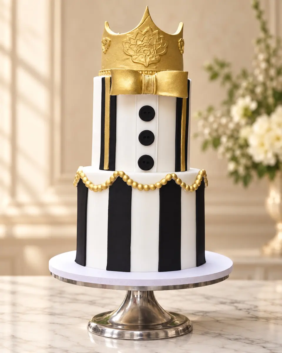 Crown and bow two-tier