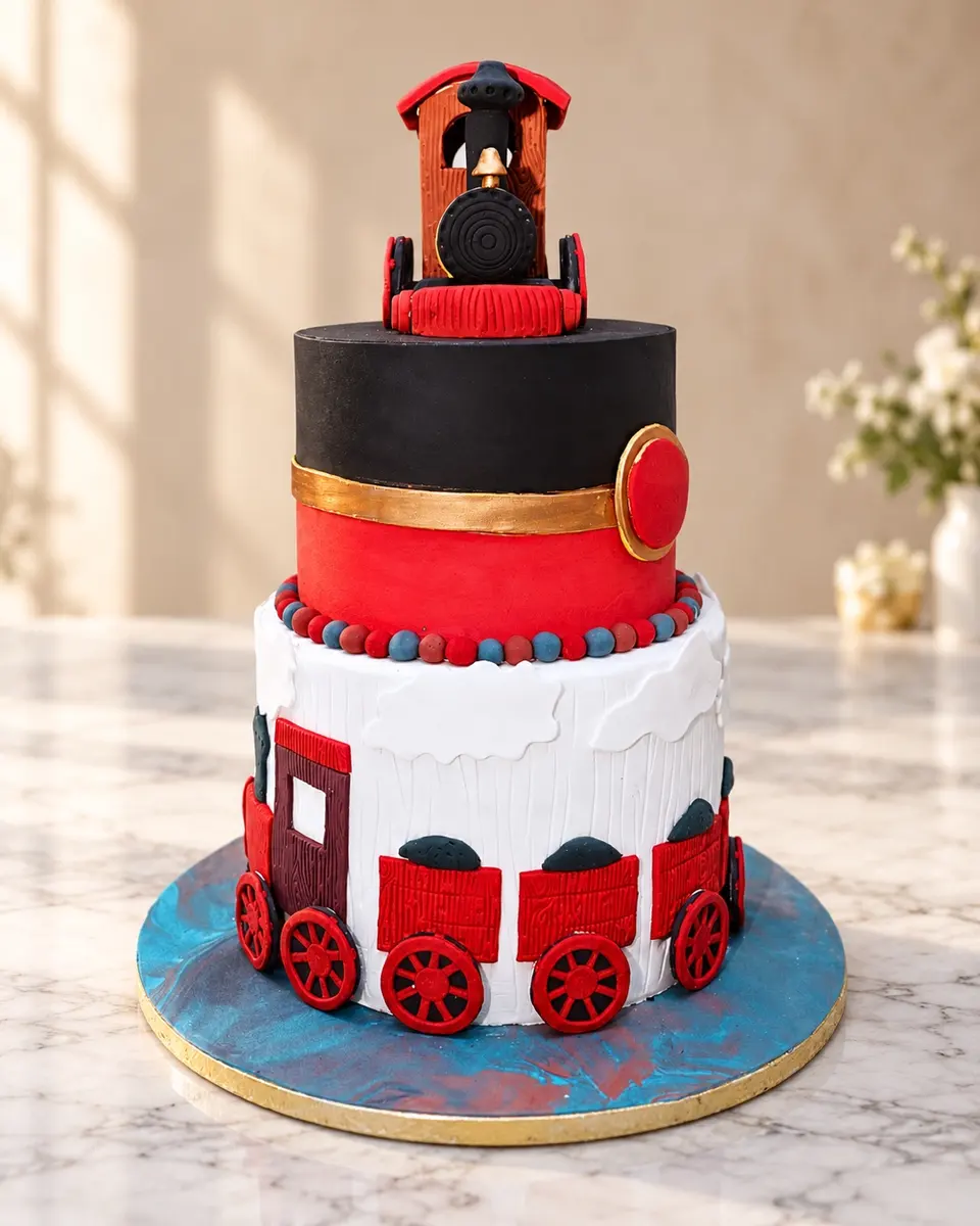 Train cake
