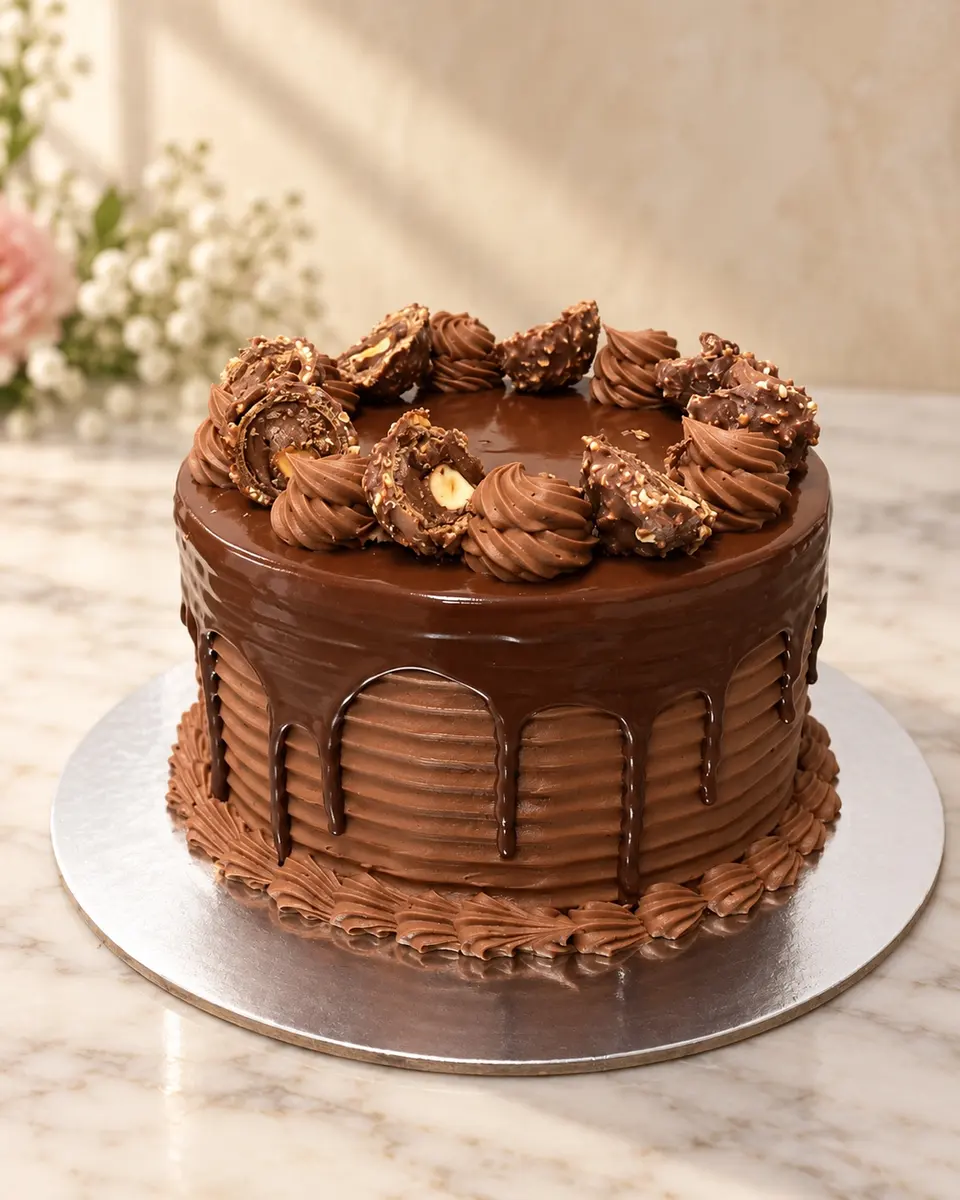 Chocolate drip cake
