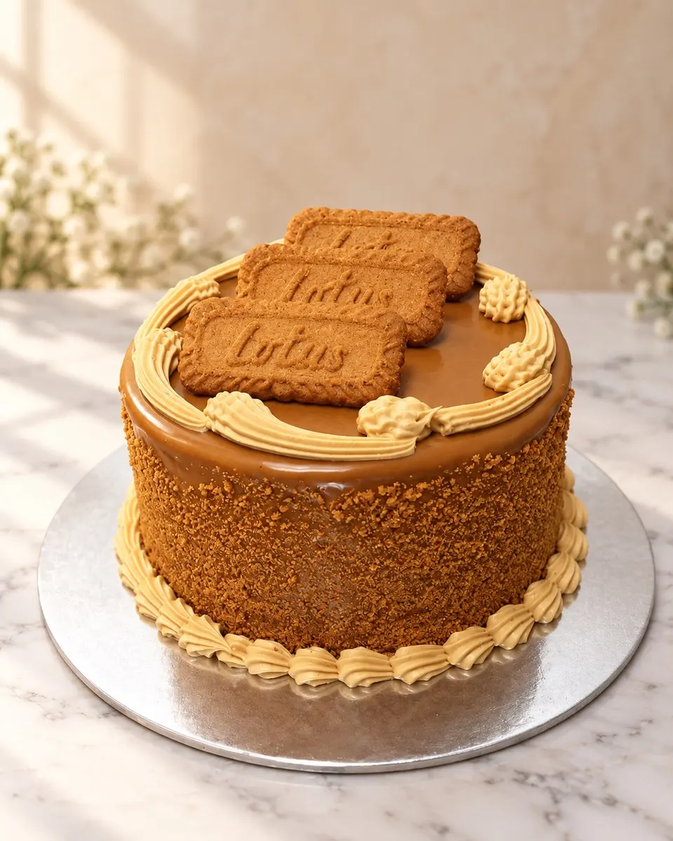 Lotus biscuit cake