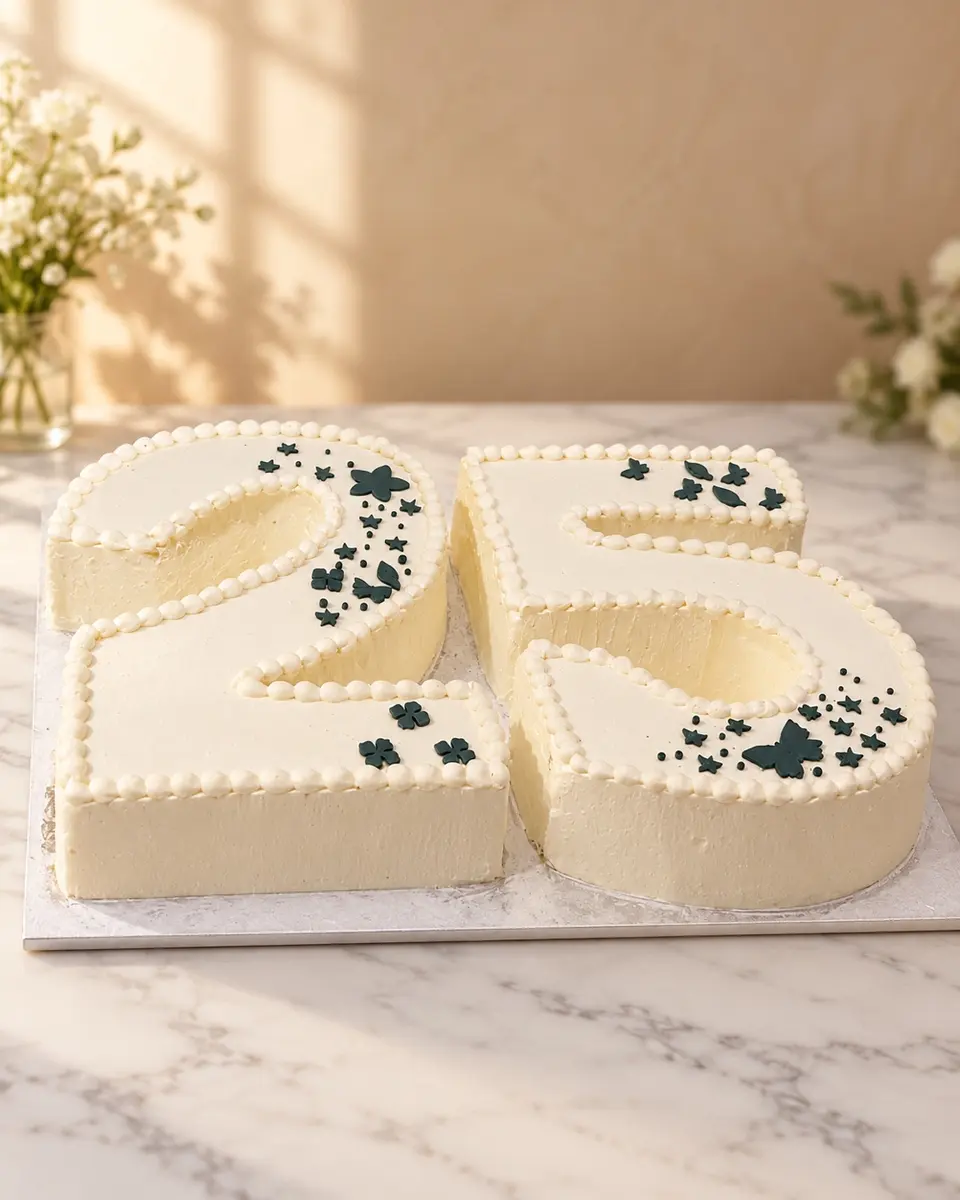 Number 25 cake