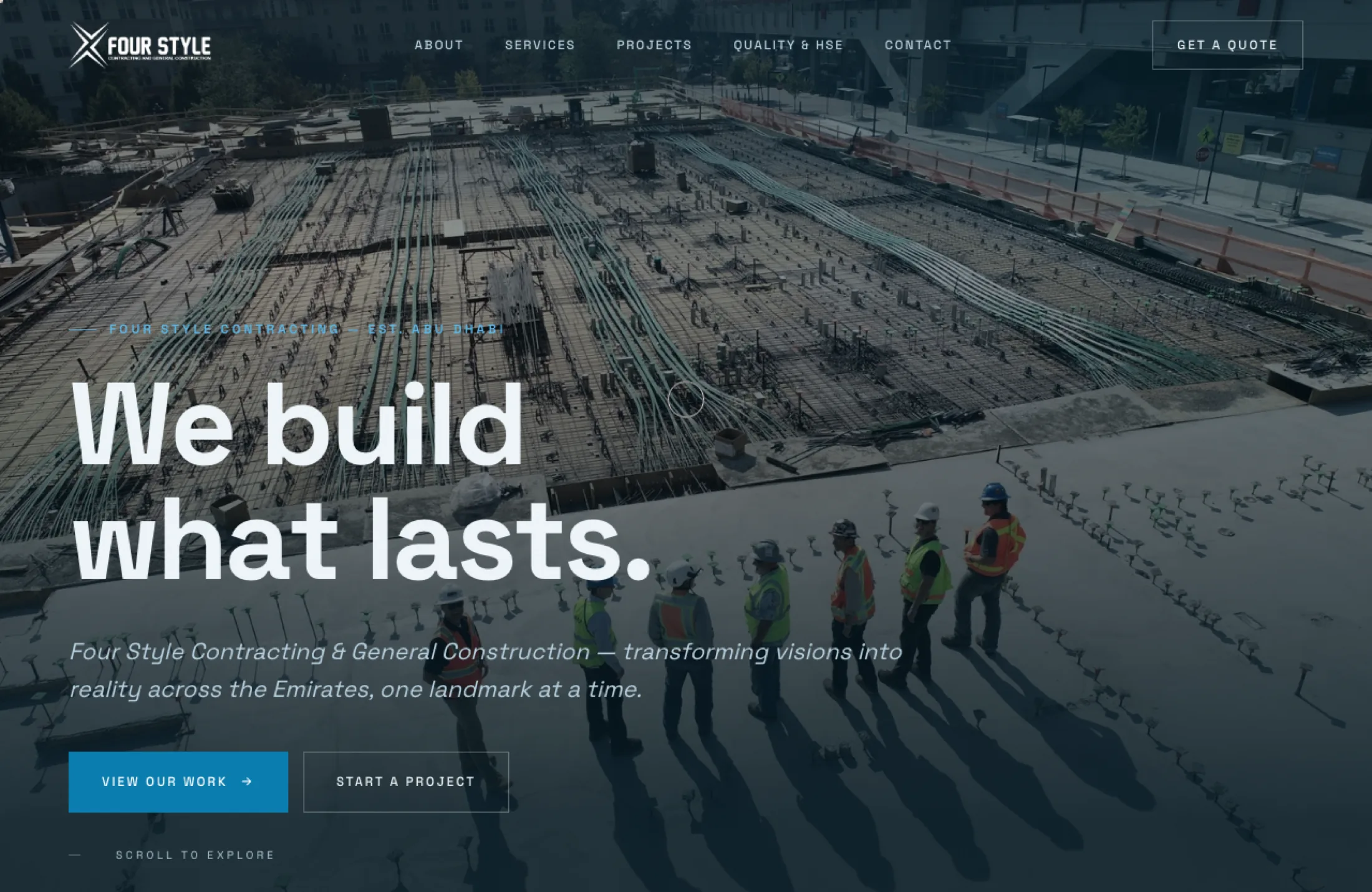 Four Style Contracting — website