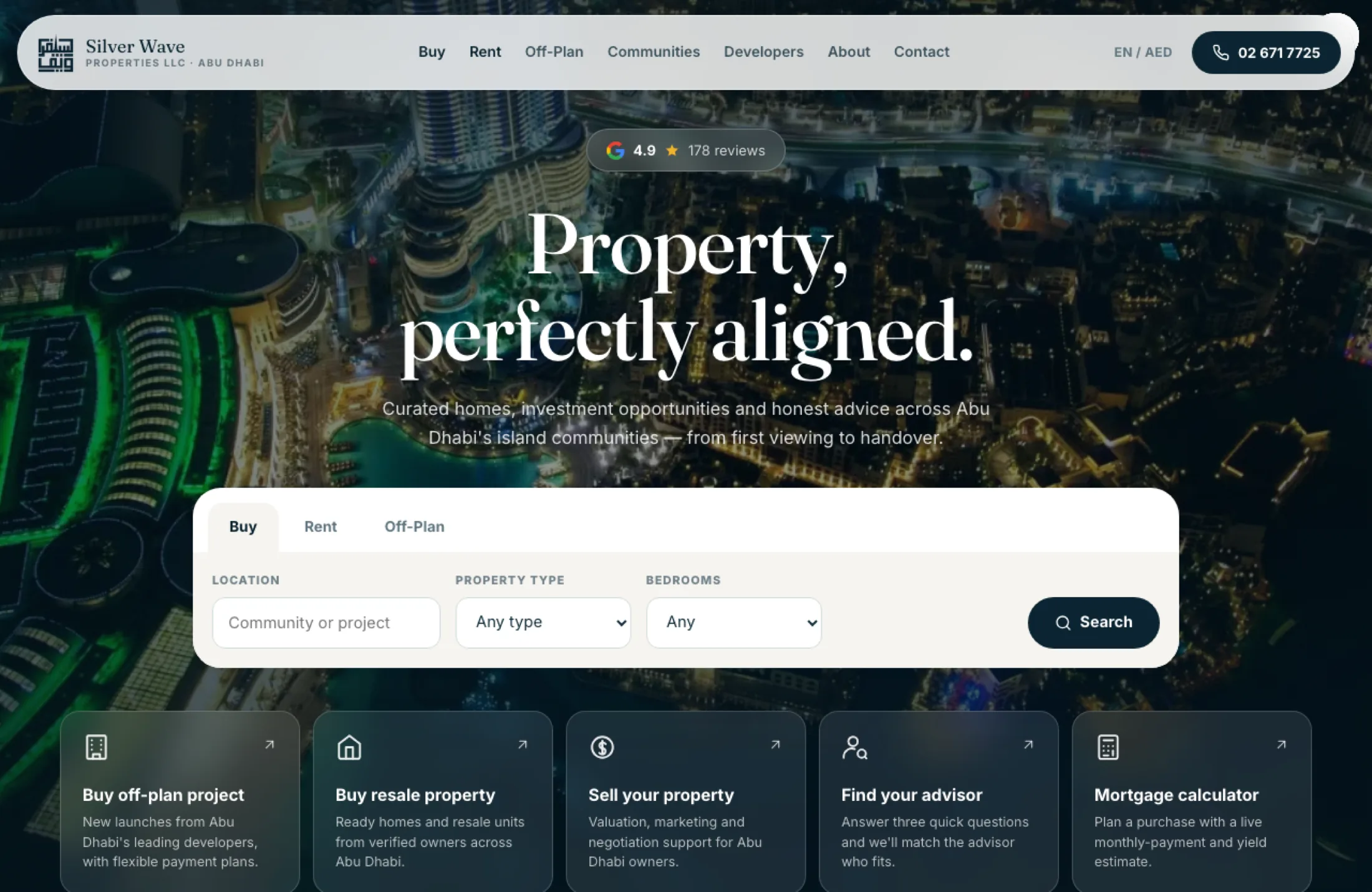 Silver Wave Properties — website